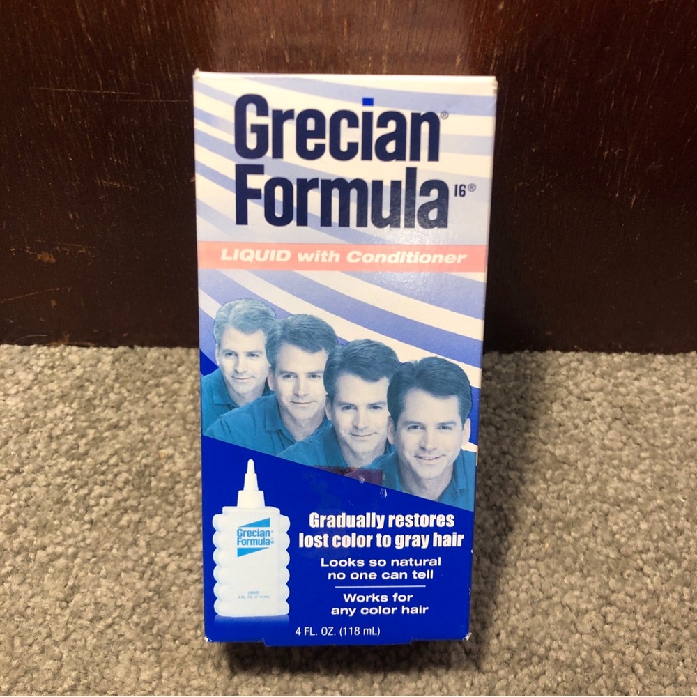 Grecian Formula Liquid with Conditioner, Gradually Restores Lost Color Gray 4oz